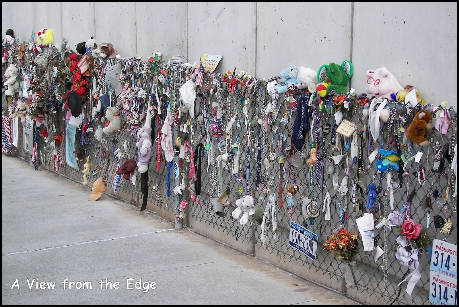 The Memorial Fence and east Gate of Time.