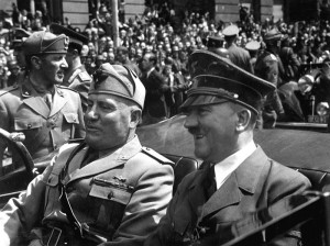 Hitler and Mussolini